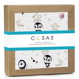 Пелюшки фланелеві Cosas Penguins 80х100 см, жовті