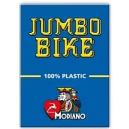 Карти гральні Modiano Bike Trophy 100% Plastic Jumbo Index (blue) (ВР_КИМБТБ)