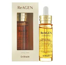 Антивікова сироватка з пептидами та золотом ReAGEN Lift-up Ampoule Dr. Oracle 30 мл - мініатюра 2