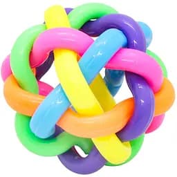 Іграшка для собак Camon плетений м'яч, з термопластичної резини, 9,5 см, в асортименті