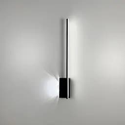 Бра у чорному корпусі із лінзами по лівій стороні 60 см Арт. WJ 011/600 R BK Line F