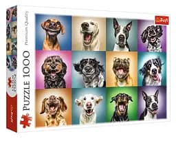 Пазл Забавные собачьи портреты - 1000 элементов Trefl 10452