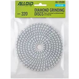 Круг алмазний Alloid Building Tools шліфувальний на липучці 125 мм зерно 320 (DD-125320) - мініатюра 4