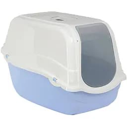 Туалет-бокс для котів MP Bergamo Romeo з фільтром 57х39х41 см світло блакитний