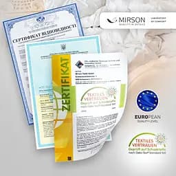 Підковдра на блискавці MirSon Cosiness 22-1350, сатин, 220х240 см, сіро-біла - мініатюра 5