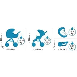 Коляска універсальна 2 в 1 Tutis Leo warm grey (1222068) - мініатюра 10