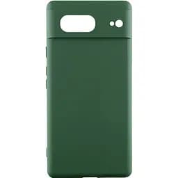 Чохол Lakshmi SilIcone Cover Full Camera (AAA) для Google Pixel 7 Cyprus Green
