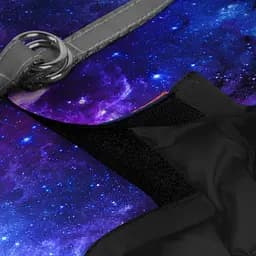 Шлея для собак Waudog Clothes м'яка з QR-паспортом, малюнок "NASA21", XS3 - мініатюра 3
