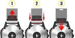 Силіконовий ремінець Primo для годинника Garmin Fenix 3/3HR/Fenix 5X/6X Lime - мініатюра 4
