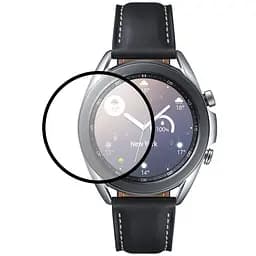Полимерная пленка 3D (full glue) (тех.пак) Samsung Galaxy Watch 3 41mm Черный