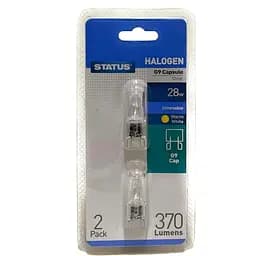 Галогенная капсульная лампа с предохранителем/УФ-стопом G928SHCWF212 G9 Cap, упаковка из 6 штук, прозрачная