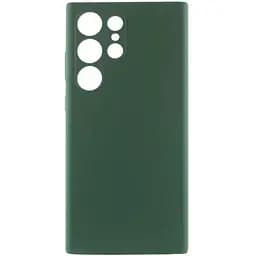 Чохол Lakshmi Silicone Cover Full Camera (AAA) для Samsung Galaxy S24 Ultra Зелений / Cyprus Green
