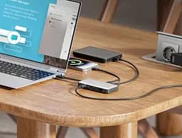 Digitus Док-станція USB-C > HDMI/2xUSB-A/USB-C/SD/MicroSD/RJ54, Travel - мініатюра 9