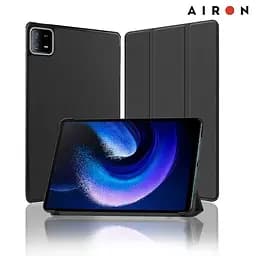 Чехол AIRON Premium для Xiaomi Pad 6/6 Pro 11'' 2023 с защитной пленкой и салфеткой Black - мініатюра 4