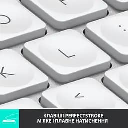 Клавіатура Logitech MX Keys Mini Wireless Illuminated UA Pale Grey (920-010499) - мініатюра 2