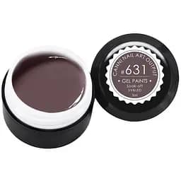 Гель-фарба Canni №631, 5 мл темна коричнево-сіра