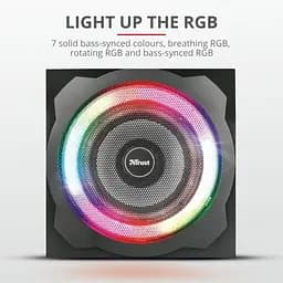 Trust Акустична система (Колонки) 2.1 GXT 629 Tytan RGB Black - мініатюра 7