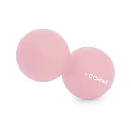 Масажний м'яч подвійний Cornix Cornix Lacrosse DuoBall 6.3 x 12.6 см XR-0116 Coral - мініатюра 2