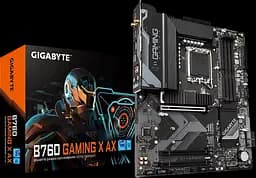Mатеринська плата Gigabyte B760 Gaming X AX LGA 1700 (B760 GAMING X AX) Б/В - мініатюра 1