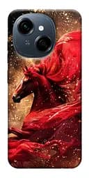 Чехол itsPrint Red sparkles Horse для TECNO Spark Go 1