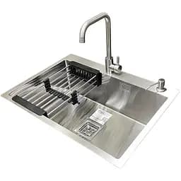 Комплект мийка + змішувач Romzha Arta Nova U-650 Max (B)