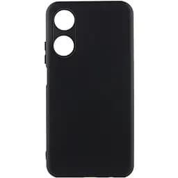 Чехол Silicone Cover Lakshmi Full Camera (A) для Oppo A38 / A18 Черный / Black