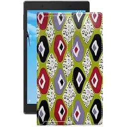Чехол StatusCASE из экокожи для планшета Lenovo Tab 4 7 Essential TB-7304f Камни-цветные
