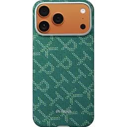 Чохол Pitaka Ultra-Slim Monogram для Apple iPhone 17 Pro Gold/Green (KI1701PTK) [157996] - мініатюра 3