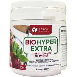 Мінеральне добриво Agro-x Biohyper extra Біохайпер Екстра для полуниці і суниці 100 г (47230)
