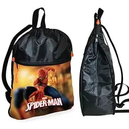 Рюкзак-мешок для школы Человек-паук "Spider-Man"детская сумка для обуви и спортивной одежды (01504)