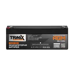 Акумуляторна батарея 12В 2.2Аг Trinix 12V2.2Ah/20Hr AGM свинцево-кислотна (44-00037) - мініатюра 2