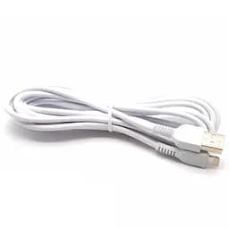 Кабель Hoco X20 Pisces Cable USB to Lightning 2,4A 3m White