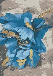 Набір картин за номерами з металевими фарбами Riviera Blanca Мерехтливо-блакитний (ITR-031) 3 шт в наборі