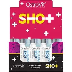 Набір енергетик OstroVit Guarana Shot 1.6 л (20 шт. x 80 мл)