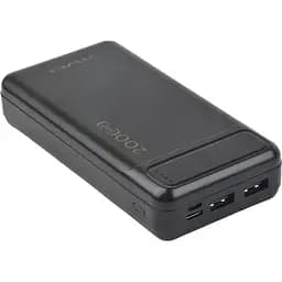 Додаткова акумуляторна батарея - портативний акумулятор Awei P6K 20000 mAh (2.1) чорний