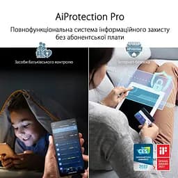 Wi-Fi Mesh система Asus ZenWiFi Pro ET12 1pk Black (90IG05Z0-MO3A10) - мініатюра 9