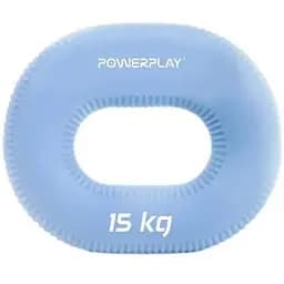 Еспандер кістьовий PowerPlay силіконовий PP-4336 Hand Grip Light 15 кг Блакитний (PP_4336_Blue_15kg)