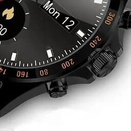 Розумний годинник Linwear LW09 Metal з вимірюванням кисню в крові (Чорний) - мініатюра 3