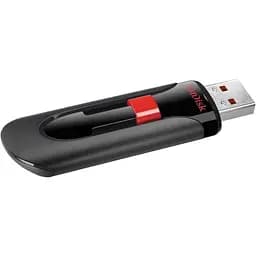 Флеш-накопичувач Sandisk USB 2.0 Cruzer Glide 256Gb Black/Red (SDCZ60-256G-B35) - мініатюра 4