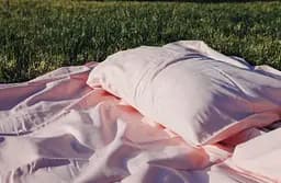 Комплект постельного белья сатин 100% розовый хлопок Baby Pink - двуспальный