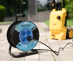 Сетевой удлинитель на катушке 2E CR4315-IP20 REEL 20м, 4xТипF, 16A - мініатюра 5