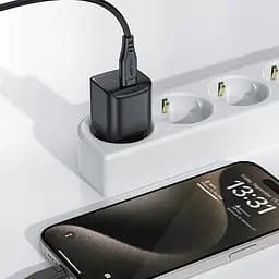 Зарядное устройство Acefast USB-C 20W Gan A73 mini Fast Charger Black (6974316282648)
