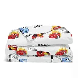 Дитяча постільна білизна в ліжечко CARS CS2, червоний (TachkyMcQueen/Sally_CellGreyWhite110x160_140) - мініатюра 4