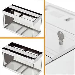 Акваріум Ferplast DUBAI 120 Білий- 240 L 121 x 41 x h 56 cm - мініатюра 6