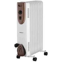Масляный радиатор Ardesto 2.0 кВт площадь обогрева 20 кв.м напольный белый 9 секций (OFH-09X1)