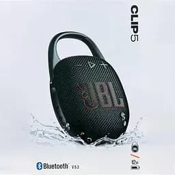 Акустична система JBL Clip 5 Black (JBLCLIP5BLK) - мініатюра 7