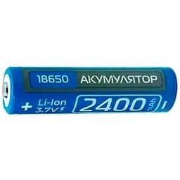 Літій-іонний акумулятор із захистом Rablex 18650 2400 mAh (Li-ion) 3.7 V Original - мініатюра 2