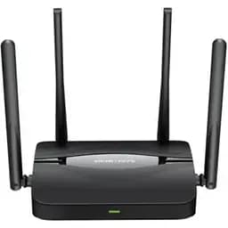 Роутер Mercusys MR25BE, Black, WiFi 7 (5GHz до 2880 MB/s / 2.4GHz до 688 MB/s), 3xGLan, 1xGWan, MLO, 4 зовнішніх антен