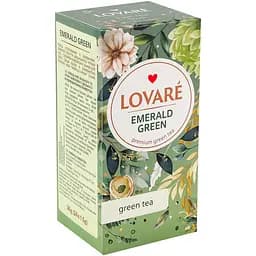 Чай зелений Lovare Emerald Green 36 г (24 шт. х 1.5 г)