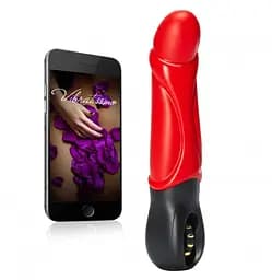 Стимулятор G-точки Vibratissimo Lee чорно-червоний Amor 20927 90648